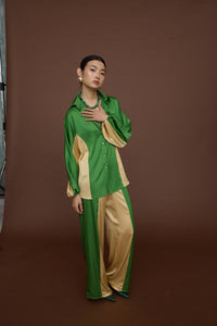 Meadow Silk Trouser