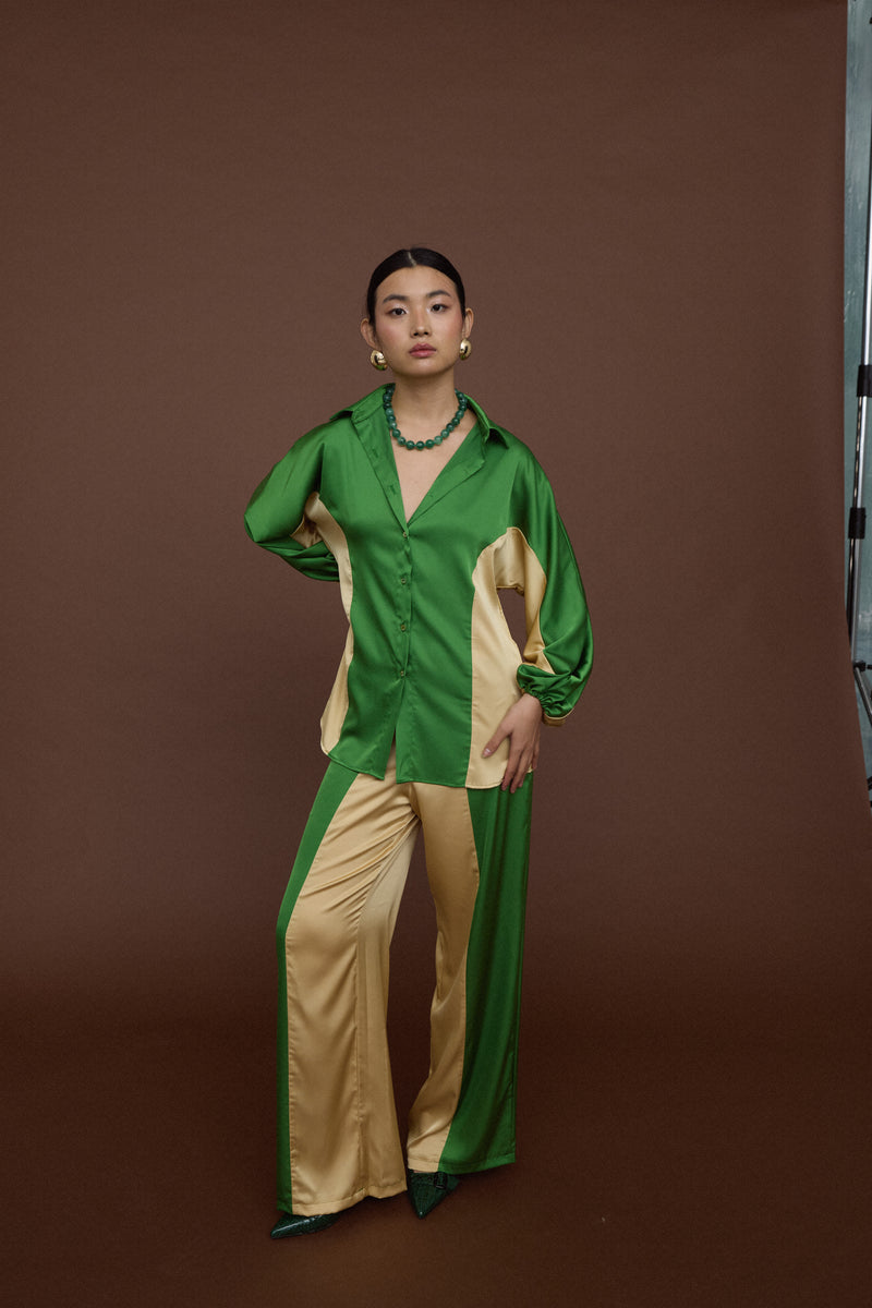 Meadow Silk Trouser