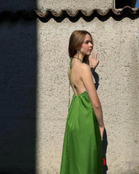 Emerald Lace Whisper Dress