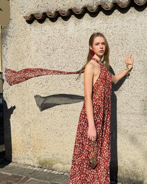 Scarlet Breeze Maxi Dress