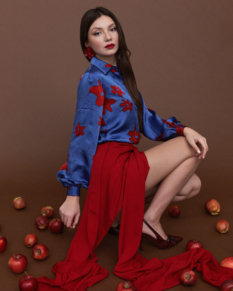 Crimson Petal Shirt