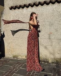 Scarlet Breeze Maxi Dress